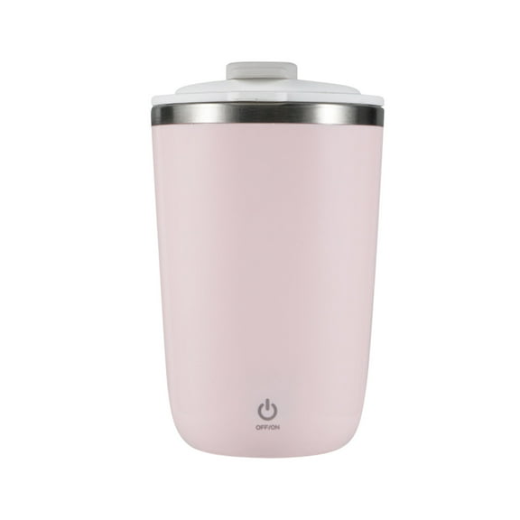 Foqnuq Rechargeable Automatic Mixing Cup Stainless Steel Protein Powder Coffee Mug High-Speed Stirring Travel Tumbler for Smooth Blends