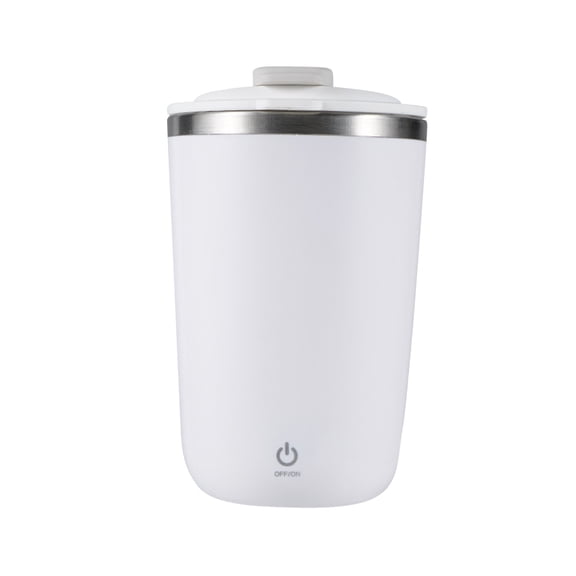Foqnuq Rechargeable Automatic Mixing Cup Stainless Steel Protein Powder Coffee Mug High-Speed Stirring Travel Tumbler for Smooth Blends
