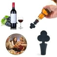 thumbnail image 1 of Foqnuq Reusable Wine Stopper and Beer Bottle Sealer - Silicone Beverage Stopper for Easy Wine and Champagne Storage, Keep Drinks Fresh for Parties, 1 of 4
