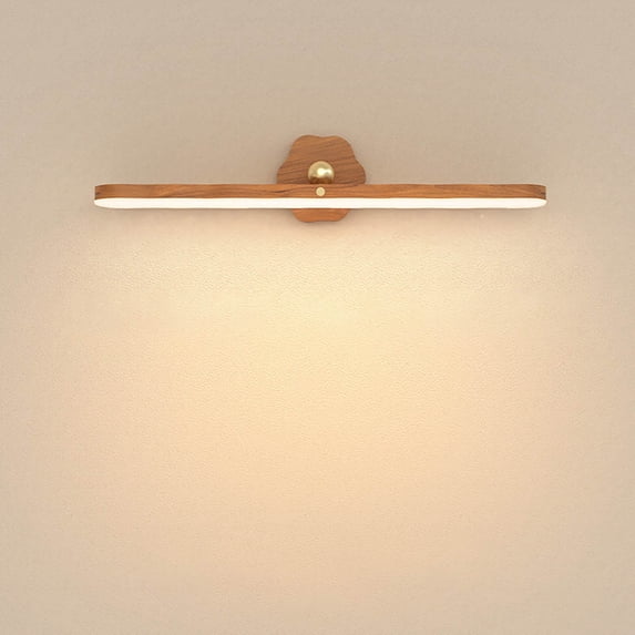 Foqnuq Rotating Multi-purpose Night Light - Movable, Rechargeable, LED Reading Lamp with Dimmable Warm & Cool Light for Desk, Wall & Cabinet Use
