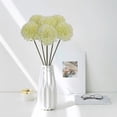 thumbnail image 1 of Foqnuq Simulation Dandelions Set of 6 Plastic Flowers Flocky Decorative Plants for Home Office Garden Arrangement, Maintenance-Free Decor, 1 of 6