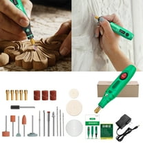 Foqnuq Small Handheld Grinder - Multifunctional Polishing & Carving Tool, Adjustable Speed, Includes Accessories for Home & Professional Use