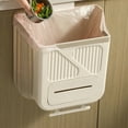 thumbnail image 1 of Foqnuq Space-Saving Foldable Hanging Trash Can - Multi-Purpose Waste Bin, Strong Load-Bearing Garbage Container for Home, Kitchen, Bathroom, Dorm, Compact & Easy to Clean, 1 of 7