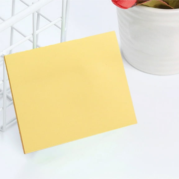 Foqnuq Sticky Notes 10x7.6cm Multicolor Adhesive Notes 100 Sheets Creative Notepad for Office Home Reminders and Messages