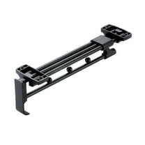 Foqnuq Telescoping Pull Out Closet Rod, Sliding Hanging Rod, Iron Clothes Drying Pole, Space Saving Storage Solution for Clothes and Towels, Easy Install