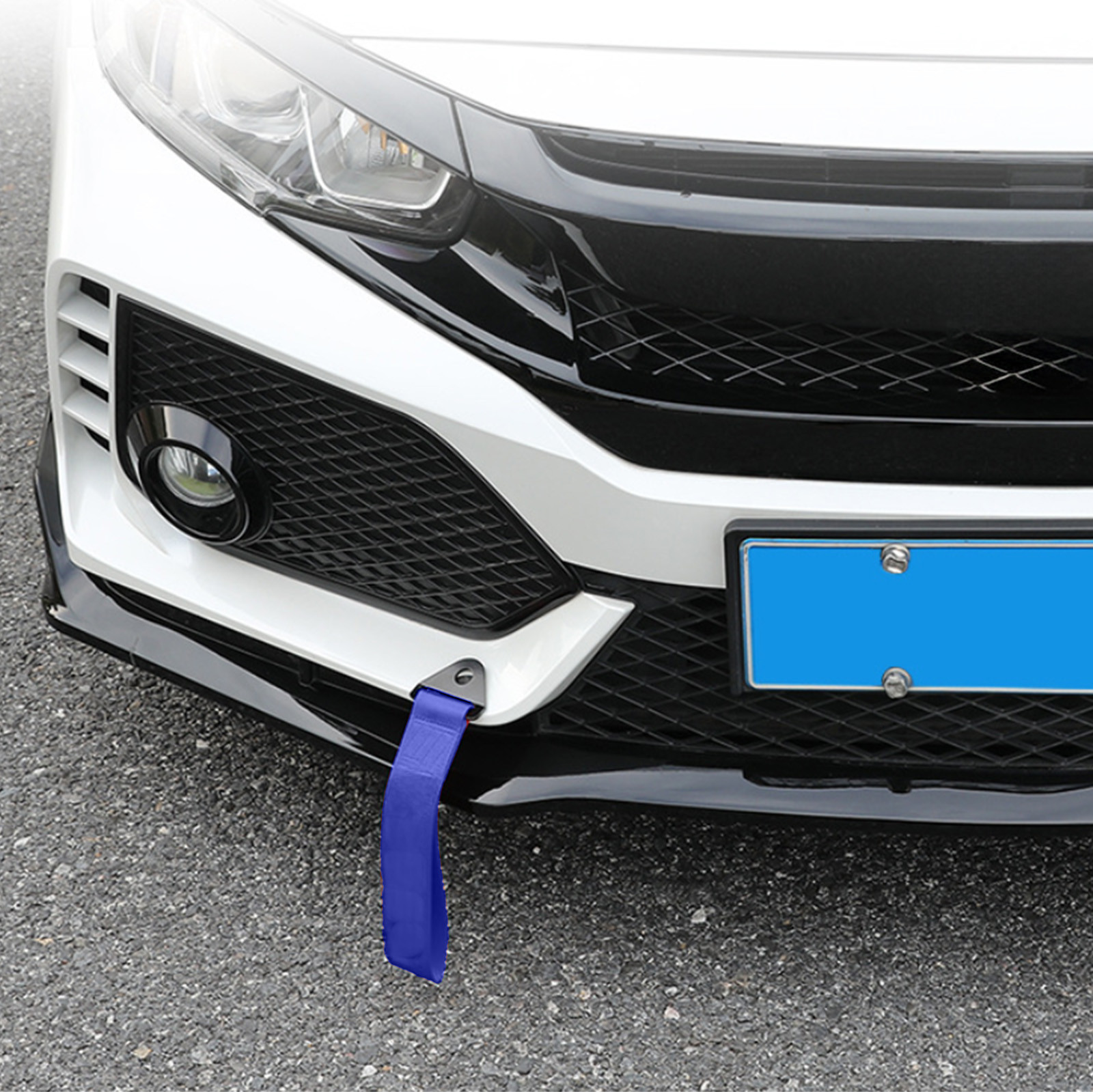 Foqnuq Trendy Nylon Tow Strap for Car Modification - Versatile Trailer Rope with Stylish Design, Essential Auto Accessory for Towing and Decoration