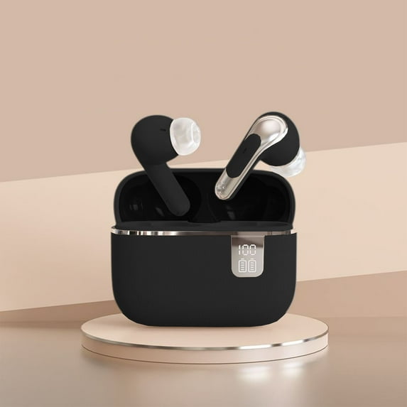 Foqnuq True Wireless Bluetooth Earphones In Ear 5.4 Mini Low Latency High Battery Sports Gaming Lightweight Noise Isolation