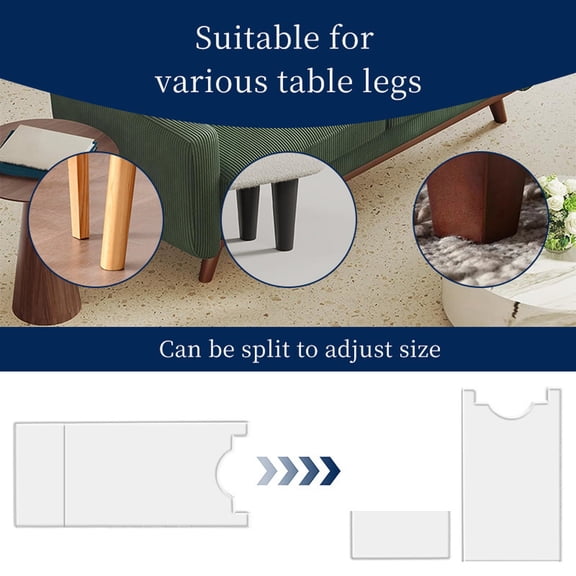 Foqnuq Wall Corner Gasket - Transparent Acrylic Gap Filler & Invisible Corner Protector, Sofa Bed/Furniture Edge Guard, Safety Strip, Easy Install Home Use