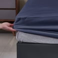 thumbnail image 1 of Foqnuq Waterproof Mattress Cover | Bed Protector | Breathable Polyester TPU | Machine Washable & Easy Drying | Single Bed Size(74.8×14.1in), Blue, 1 of 6