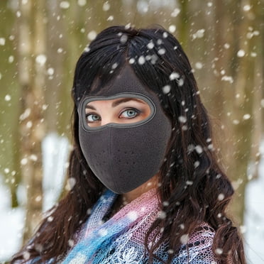 Foqnuq Winter Masks for Warmth, Thickened Neck and Ear Protection, Men's and Women's Full Face Windproof Cold Weather Fleece Mask for Outdoor Activities