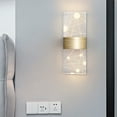 thumbnail image 1 of Foqnuq Wired Acrylic Wall Light, Modern LED Sconce, Warm Golden Indoor Lighting for Living Room, Bedroom, Corridor, Bathroom, Stylish Wall Decor, 1 of 6