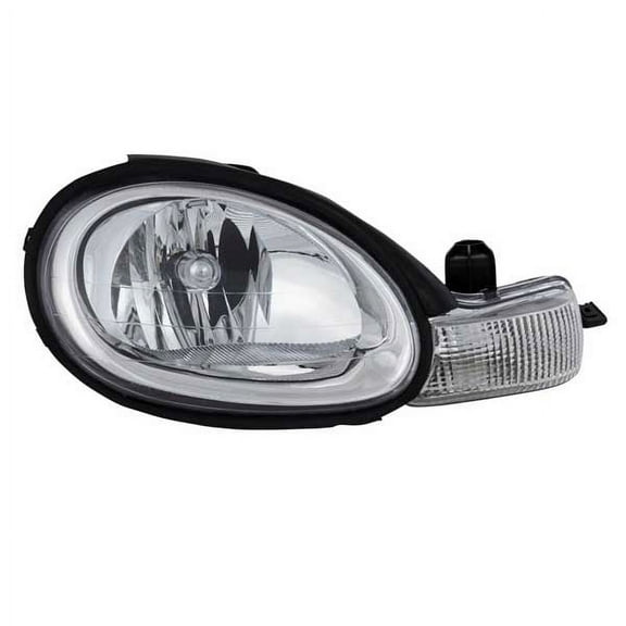 For 00 01 02 Neon Headlight Headlamp Front Head Light Chrome w/Bulb Right Side