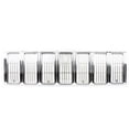 thumbnail image 1 of For 00-01 Cherokee Front Grill Grille Assembly Chrome Shell Black Insert Plastic, 1 of 5