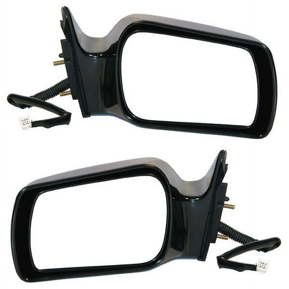 For 00-04 Avalon Rear View Door Mirror Power Non-Heated Non-Fold Black SET PAIR