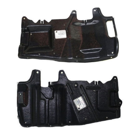 For 00-04 S40 Front Engine Splash Shield Under Cover Panel Guard LH+RH SET PAIR