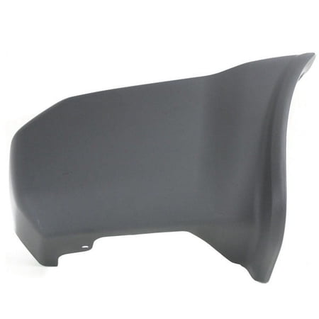 For 00-04 Xterra Rear Bumper Face Bar Extension End Cap Textured Gray Right Side