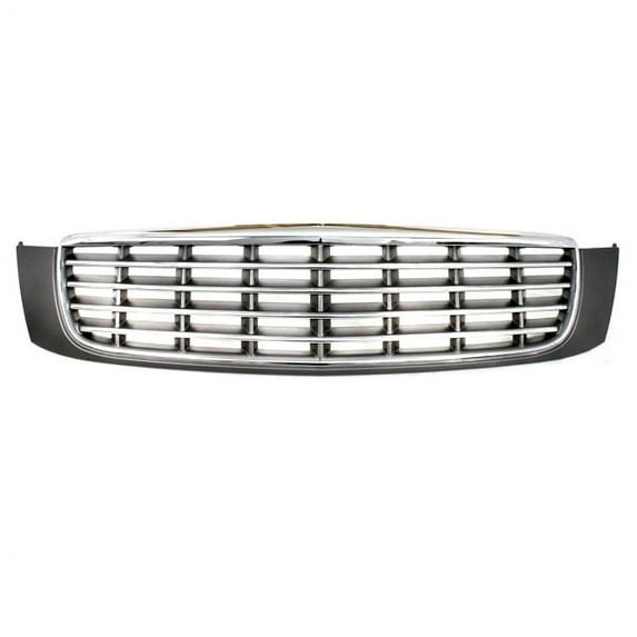 For 00-05 DeVille Base FWD Front Grill Grille Assembly Chrome Shell Gray Insert