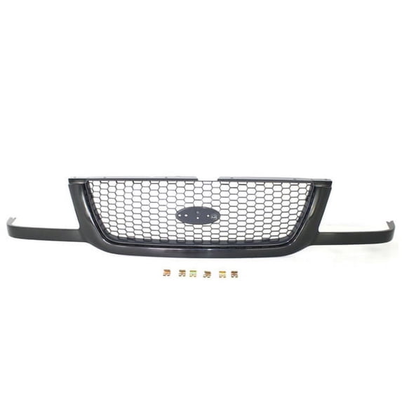For 01-03 Ranger Truck Front Grille Assembly Black Surround w/Argent Mesh Insert