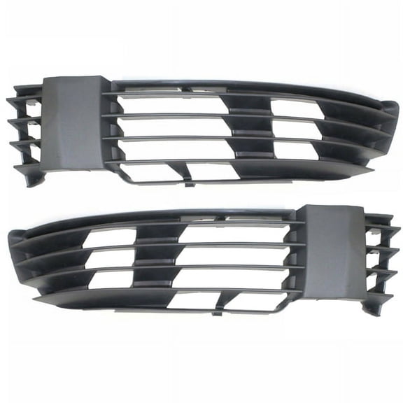For 01-05 VW Passat w/o Fog Light Front Fog Lamp Grille Cover Assembly PAIR SET