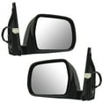 thumbnail image 1 of For 01-07 Highlander & Hybrid Mirror Power Heated Black Manual Folding PAIR SET, 1 of 5