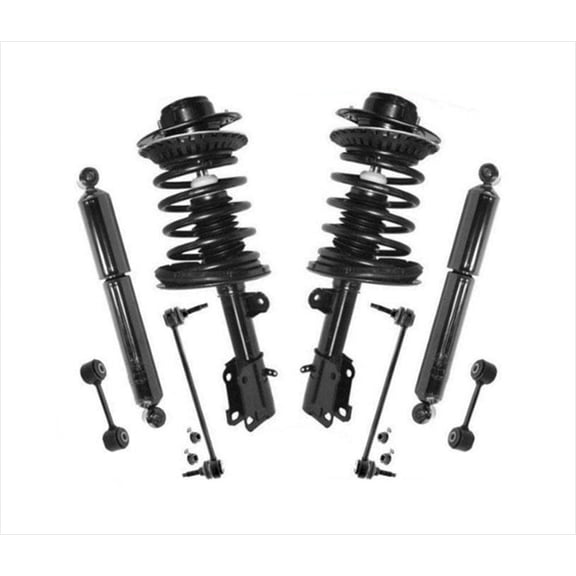 For 01-07 Town & Country Front Wheel Drive Strut Spring Assembly Rear Shocks