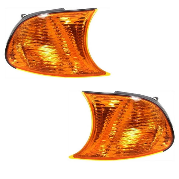 For 02-03 3-Series 2-DR Corner Light Turn Signal Marker Lamp Left Right Set PAIR