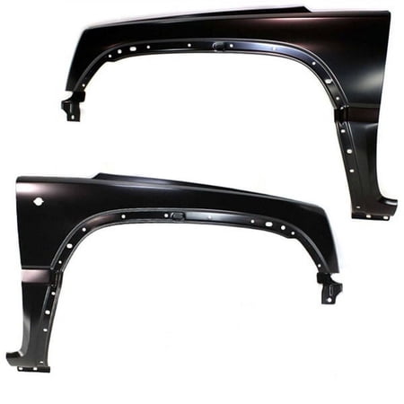 For 02-04 Liberty 2.4L 3.7L Front Fender Quarter Panel Primed Right SET PAIR