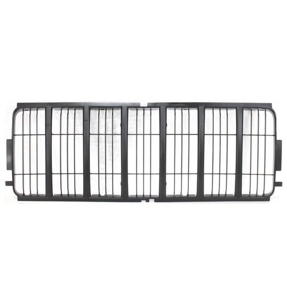 For 02-04 Liberty Front Center Grille Grill Insert Assembly Matte Black Plastic