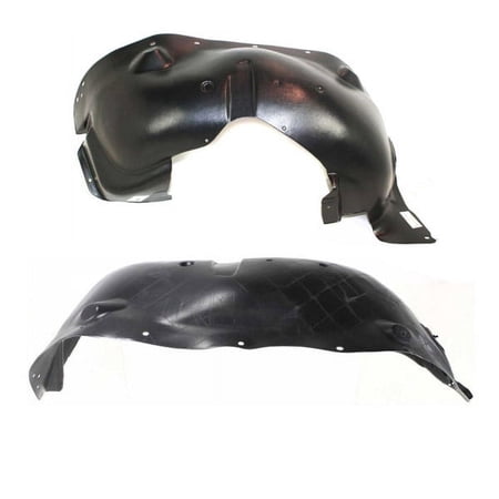 For 02-04 Liberty Front Splash Shield Inner Fender Liner Panel Plastic SET PAIR