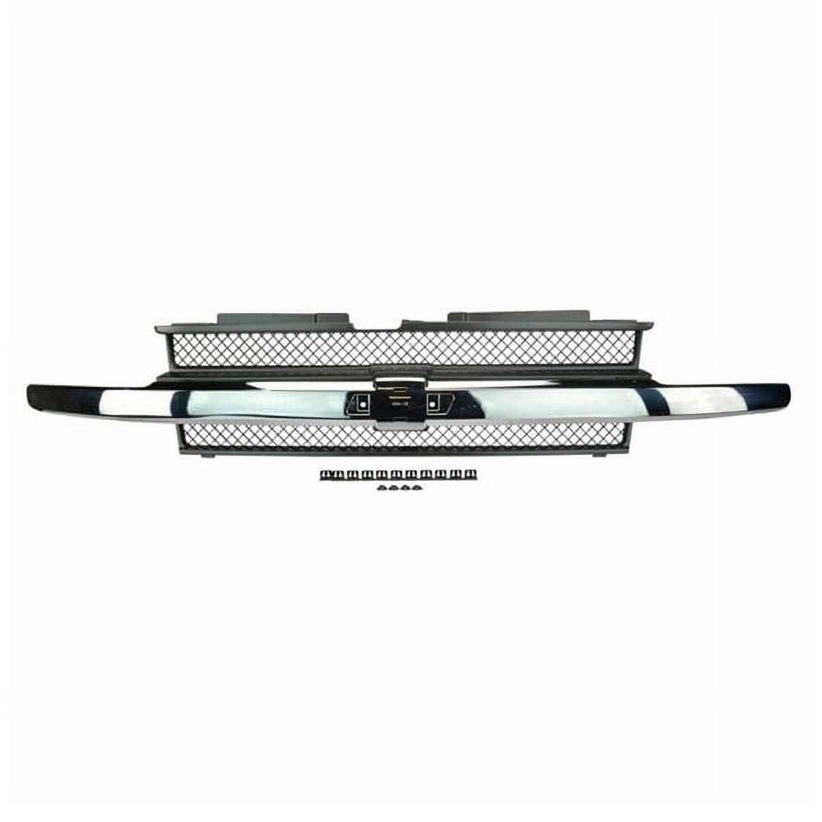 For Chevy Trailblazer EXT 2002-2005 Grille | w/ Chrome Molding | Dark