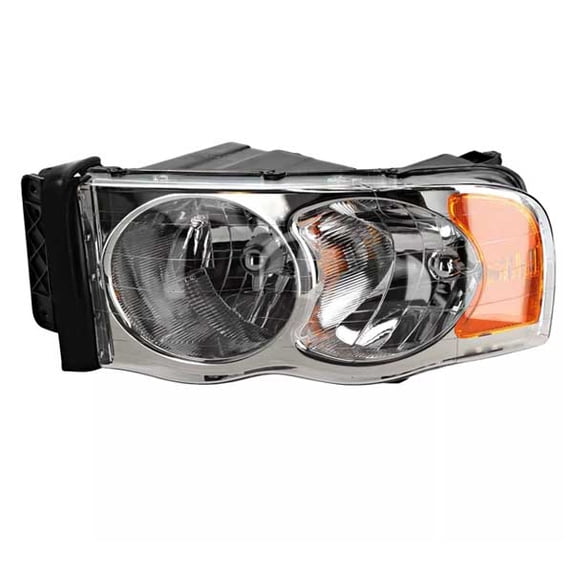 For 02-05 Ram Pickup Truck Headlight Headlamp Head Light Lamp w/Bulb Driver Side