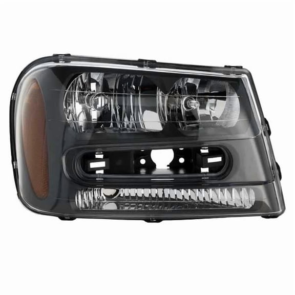 For 02-09 Chevy Trailblazer Front Dual Beam Headlight Headlamp w/Bulb Right Side