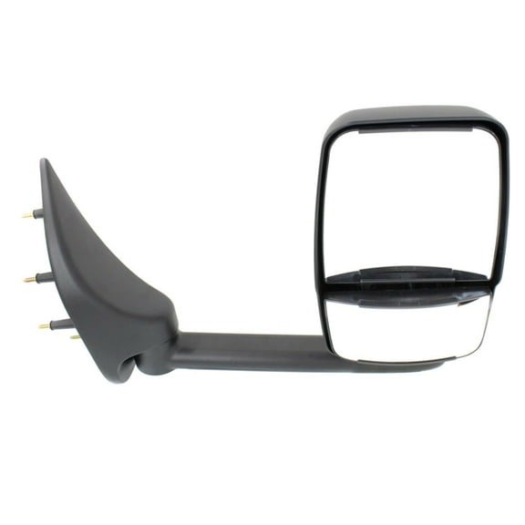 For 02-14 Econoline Van Tow Mirror Manual Folding Long Arm w/o Signal Right Side