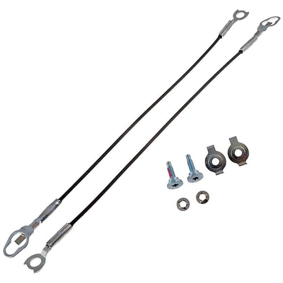 For 02-17 Ram Pickup Truck 21" Tailgate Tail Gate Support Cable LH+RH SET PAIR