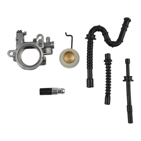 For 029 039 MS290 MS310 Oil Pump Replacement Kit with Worm Spring Fuel Oil Line and Filter Components