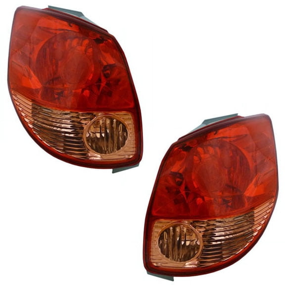 For 03-04 Matrix Taillight Taillamp Rear Brake Light Tail Lamp w/o Bulb PAIR SET
