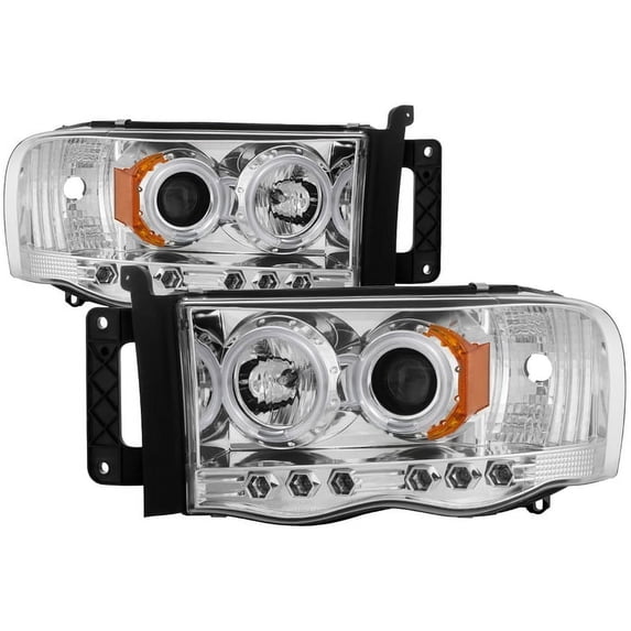 For 03-05 Dodge Ram 2500 / 3500 Pickup Sonar CCFL Halo Projector Headlights YD-PRO-DR02-CCFL-C