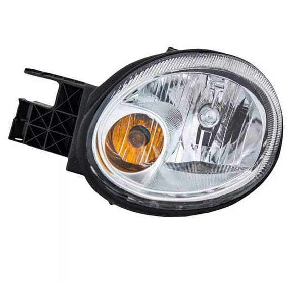 For 03-05 Neon Headlight Headlamp Chrome Bezel Head Light Lamp w/Bulb Left Side