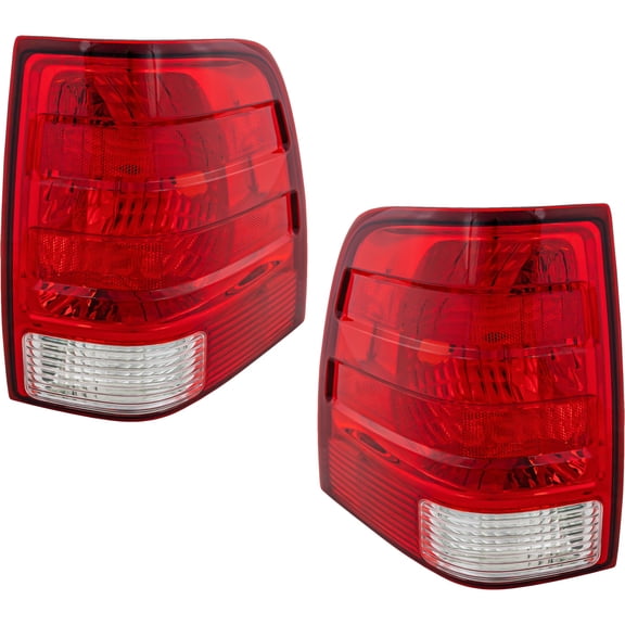 For 03-06 Expedition Taillight Taillamp Rear Tail Light Lamp w/o Bulb SET PAIR