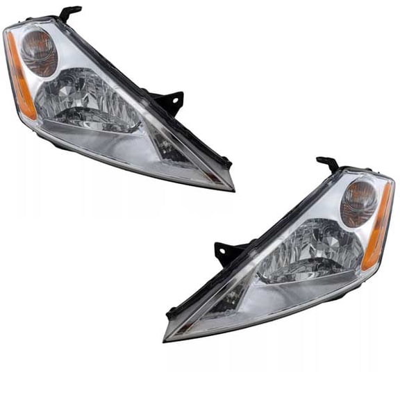 For 03-07 Murano Front Halogen Headlight Headlamp Head Light with Bulb SET PAIR