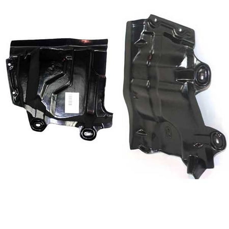 For 03-07 Murano V6 Front Engine Splash Shield Undercar Cover Guard 2Pc SET PAIR