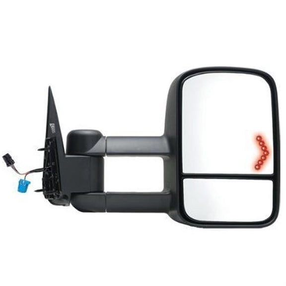 For 03-07 Sierra Power Heated Telescopic Upgrade Tow Mirror w/Signal Right Side