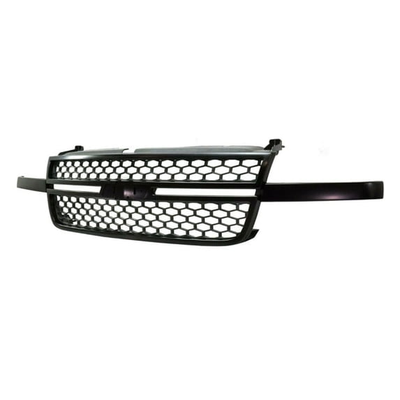 For 03-07 Silverado SS Pickup Truck Front Grille Assembly Black Honeycomb Insert