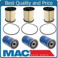 thumbnail image 1 of For 03-09 Ram 2500 5.9L Cummins Diesel Oil Filter Fuel Filter Water Separator 6P, 1 of 6