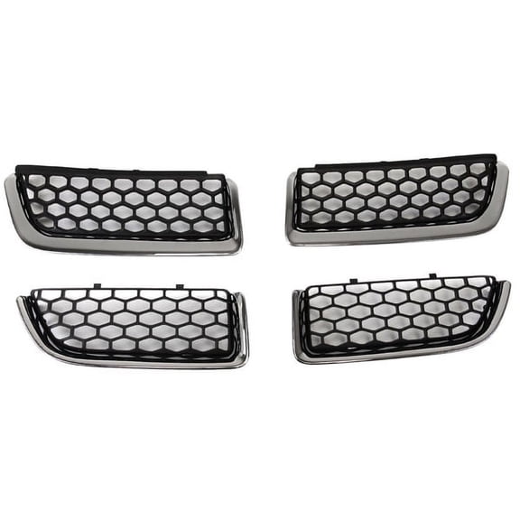 For 2004-2006 Stratus Front Center Grills Black Plastic 4805900AB CH1200297 Q