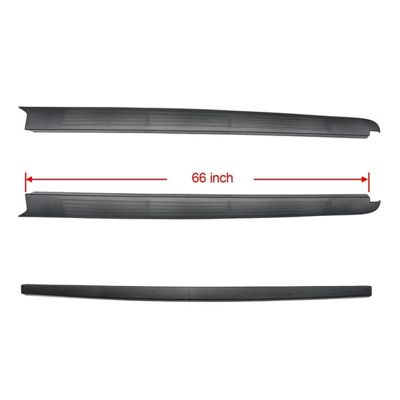 For 04-05 Ford F150 Style Side 5.5' RH & LH Bed Rail W/ Tailgate Cap Molding Kit