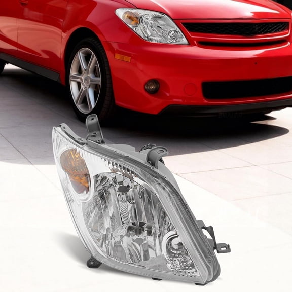 For 04-05 Toyota Scion xA Right Passenger Headlight, Right Headlight, Right Passenger Side Headlight(Bulb Not Included)