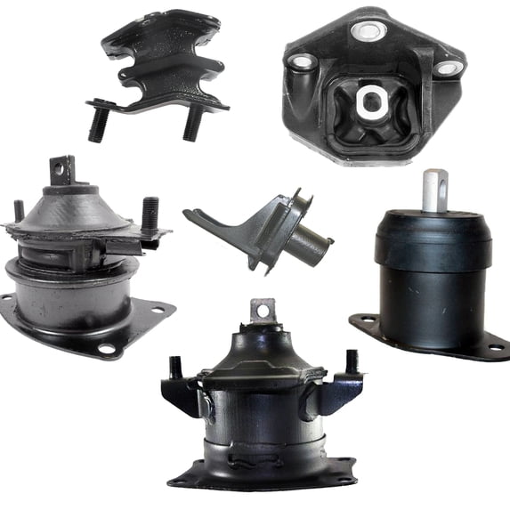 For 04-06 Acura TL Base Sedan 4-Door 3.2L FWD 4526 65025 4566 4599 4544 65002 6PCS Set Engine Motor and Transmission Mount 04 05 06