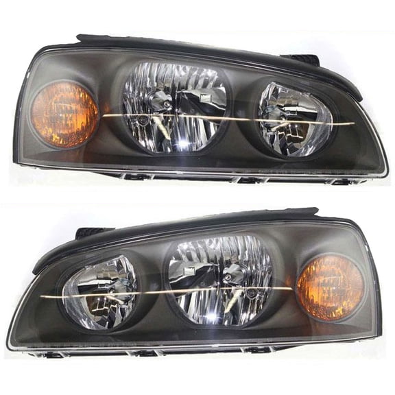 For 04-06 Elantra Front Headlight Headlamp Head Light Lamp with Bulb SET PAIR