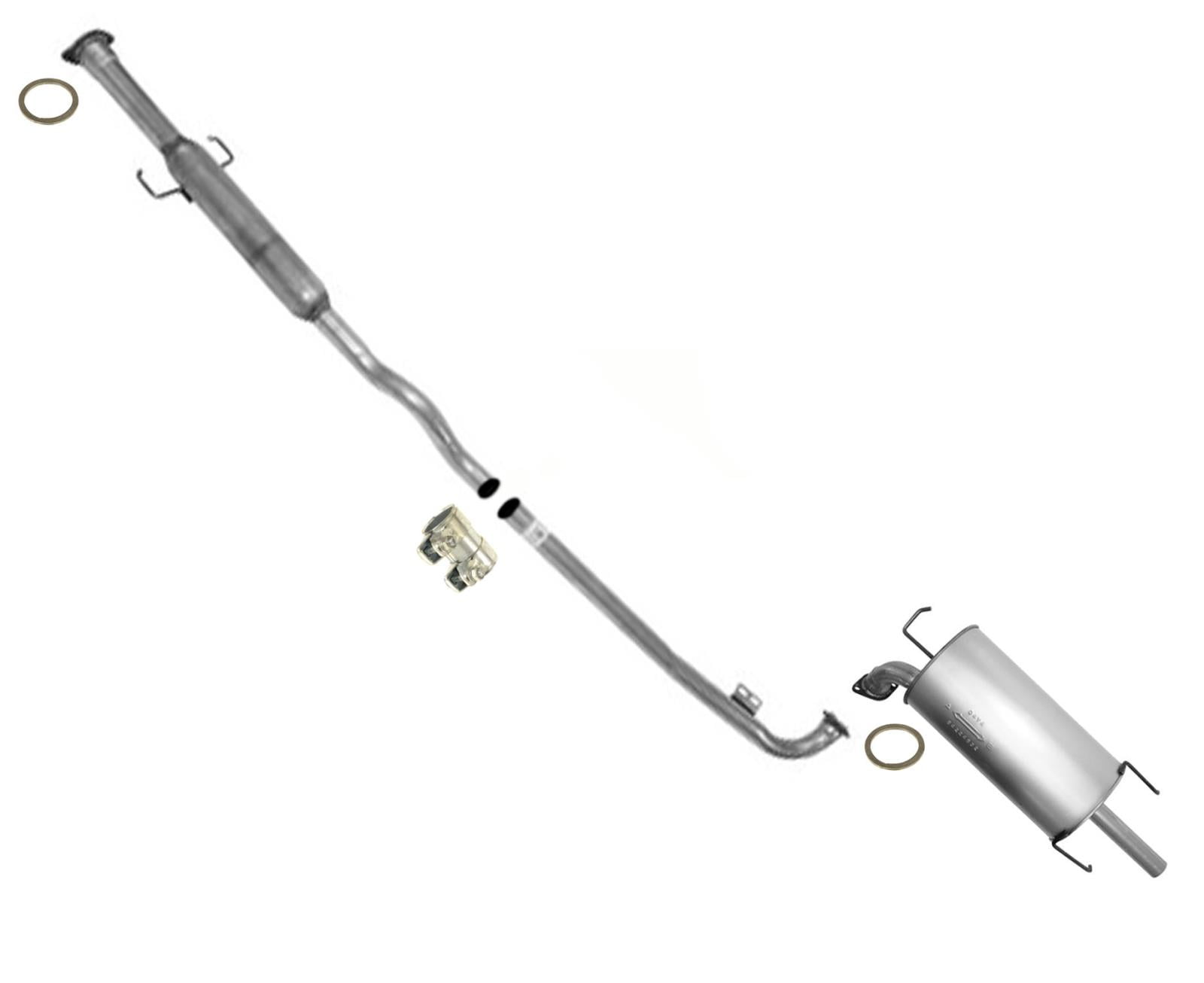 For 0406 Lexus ES330 3.3L All Exhaust Muffler System Gaskets Clamps